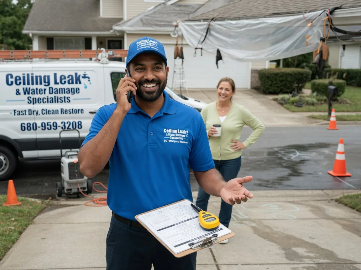 Ceiling Leak Cleanup Port Angeles, WA FAQs